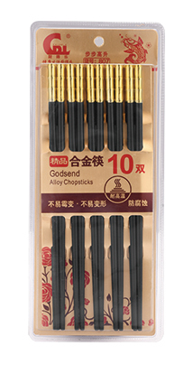 Step up alloy chopsticks