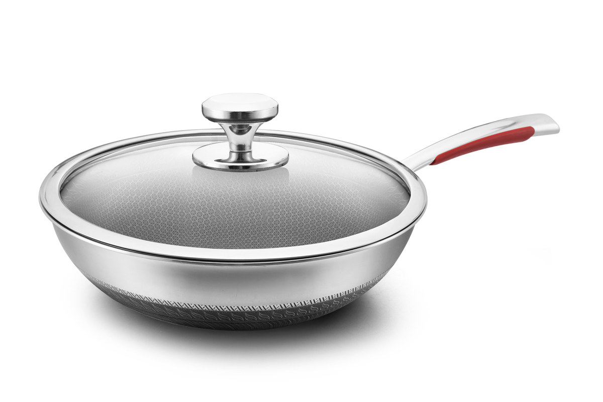 Bell magic non stick pot (steel handle)